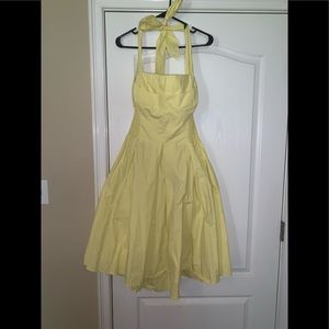 Unique Vintage pin up halter dress